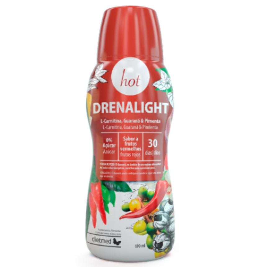 Cópia de Design sem nome - 2024-01-08T164510.641 Drenalight Hot | 600 ml - Dietmed - Image 1