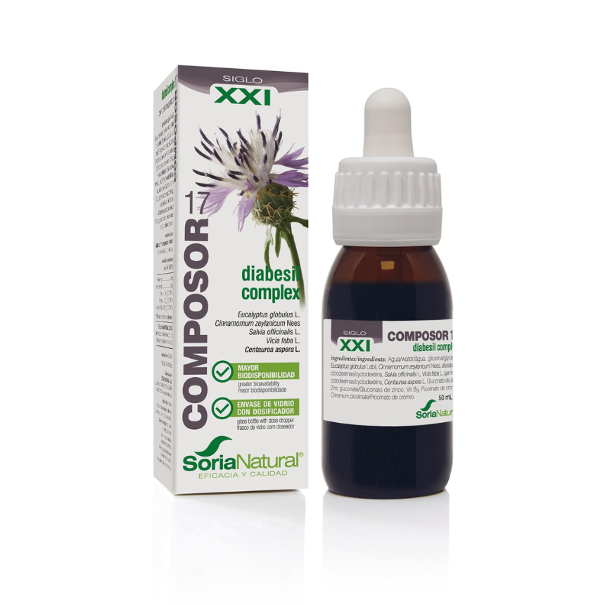 Cópia de Design sem nome - 2023-12-28T140922.178 Composor 17 - Diabesil | 50 ml - Soria Natural - Image 1