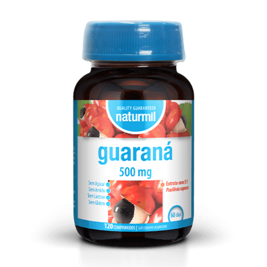 Cópia de Design sem nome - 2023-12-31T140109.775 Guaraná 500mg | 120 Comprimidos - Naturmil - Image 1