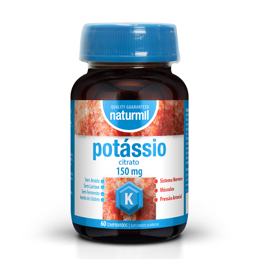 Cópia de Design sem nome - 2024-01-04T142559.677 Potássio 150mg | 60 Comprimidos - Naturmil - Image 1