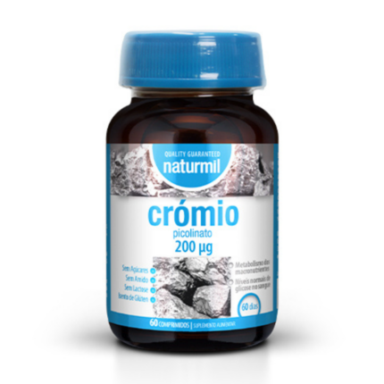 Picolinato de Crómio 200ug | 60 Comprimidos - Naturmil