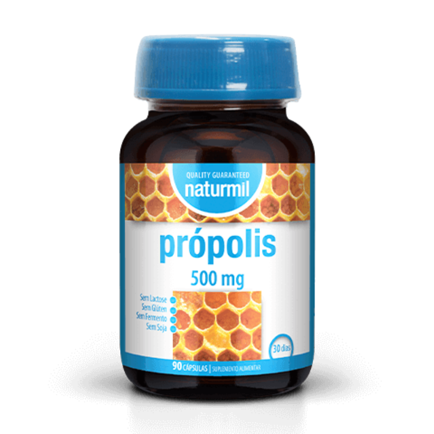 Cópia de Design sem nome - 2024-01-04T161753.896 Própolis 500mg | 90 Cápsulas - Naturmil - Image 1