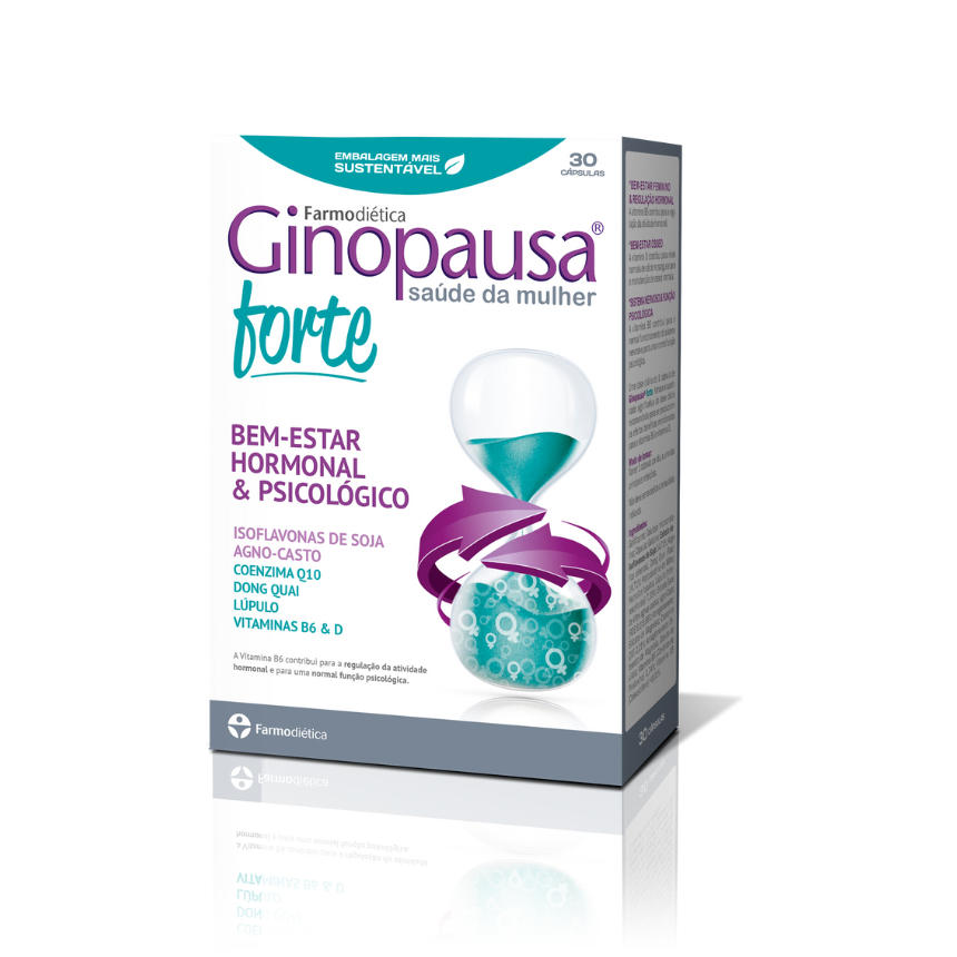 Cópia de Design sem nome (26) Ginopausa Forte | 30 Cápsulas - Farmodiética - Image 1