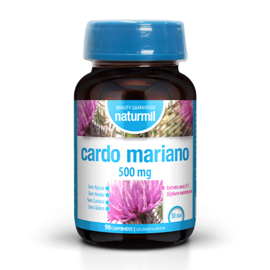 Cópia de Design sem nome (60) Cardo Mariano 500mg | 90 Comprimidos - Naturmil - Image 1