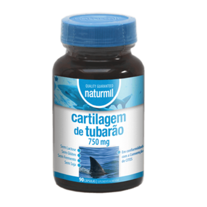Cartilagem de Tubarão | 90 Cápsulas - Naturmil - Image 1