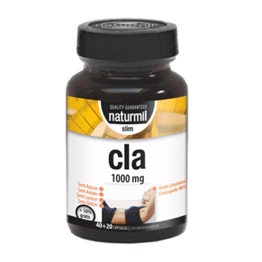 Cópia de Design sem nome (78) CLA 1000mg | 60 Cápsulas - Naturmil - Image 1