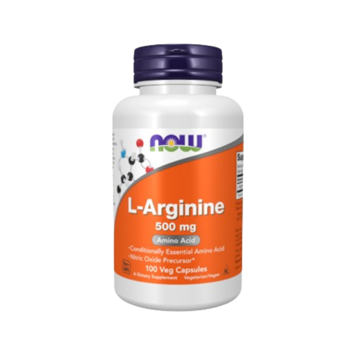 L-Arginina 500mg | 100 Cápsulas - Now - Image 1