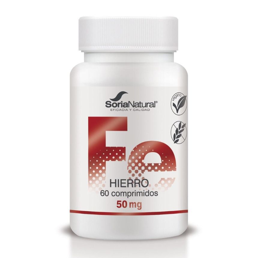 Cópia de Design sem nome - 2024-03-17T185804.659 Ferro 50mg | 60 Comprimidos - Soria Natural - Image 1