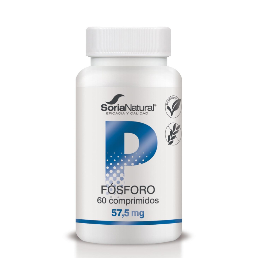 Cópia de Design sem nome - 2024-03-17T191152.678 Fósforo 57,5mg | 60 Comprimidos - Soria Natural - Image 1