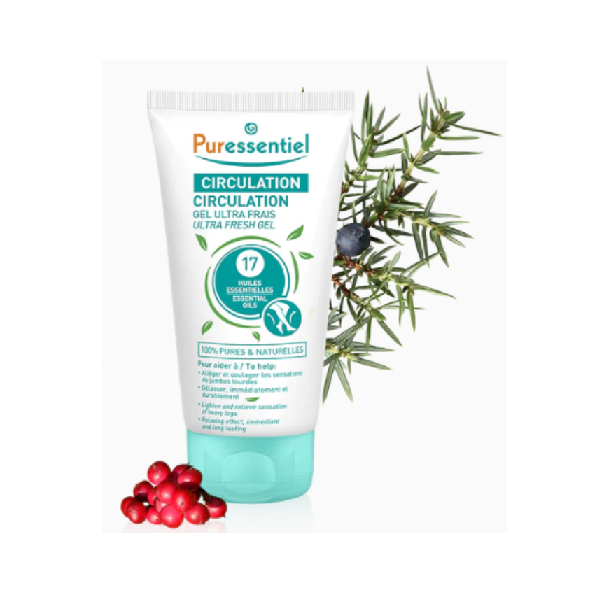 Cópia de Design sem nome - 2024-05-22T171430.261 Circulação Gel Ultra Fresco | 125 ml - Puressentiel - Image 1