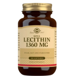 Lecithin (Lecitina de Soja) 1360 mg | 100 cápsulas - Solgar