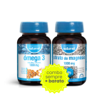 Combo Ómega 3 1000 mg + Magnésio Citrato | Naturmil