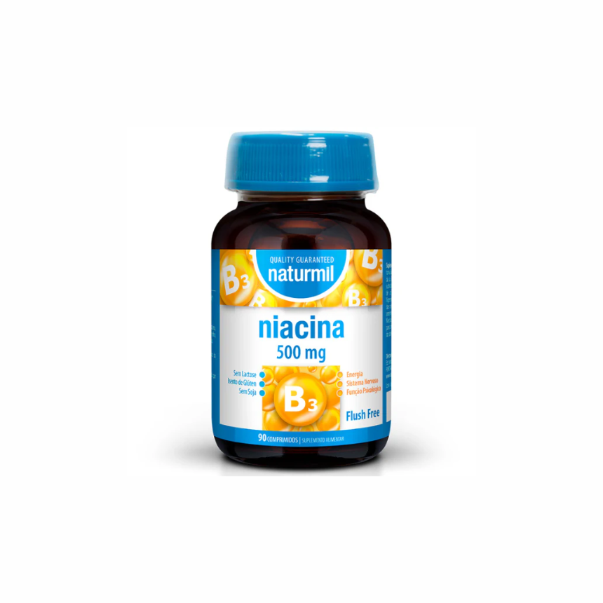 Produto - 2026-03-23T141251.027 Niacina 500mg | 90 cps. - Naturmil - Image 1