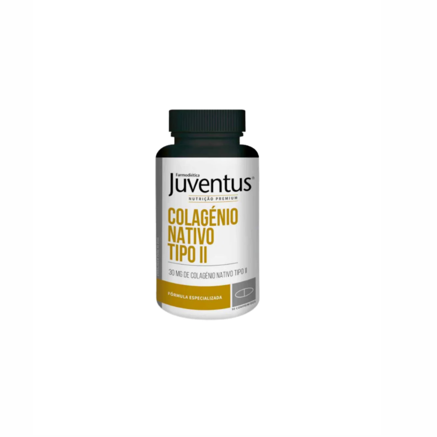 Produto - 2026-03-23T183607.934 Juventus Colagénio Nativo Tipo II 30mg | 90 comprimidos - Farmodiética - Image 1