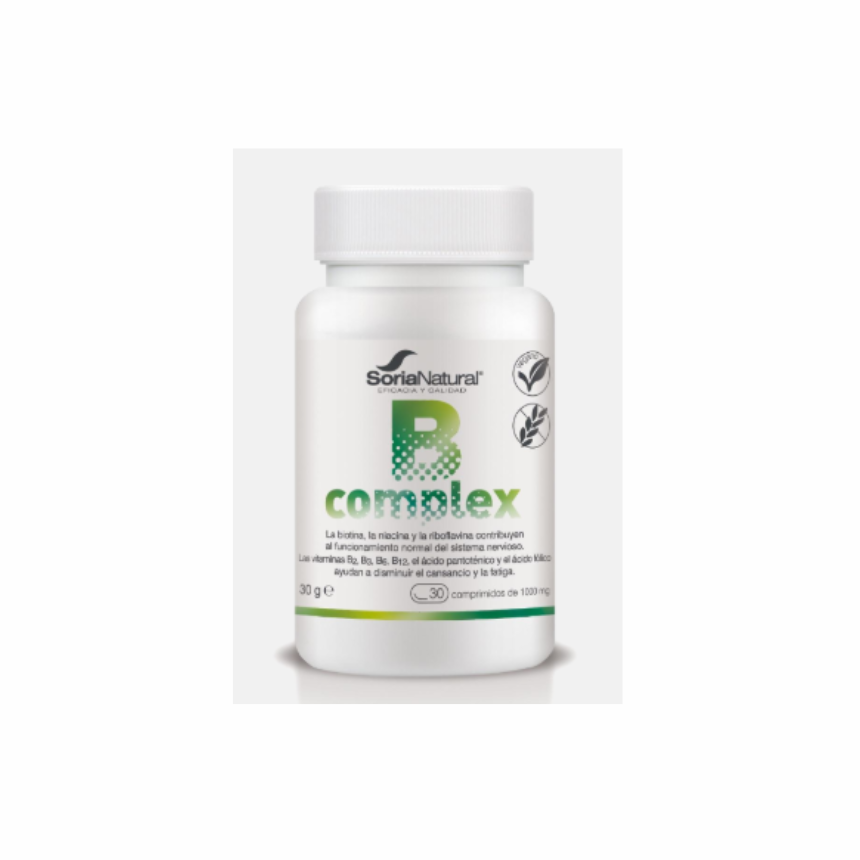 Produto (98) B-complex | 30 comprimidos- Soria Natural - Image 1